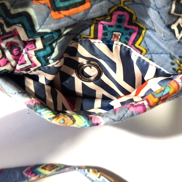 Vera Bradley Iconic Triple Zip Hipster Painted Southwest Crossbody Swingpack - Picture 9 of 10